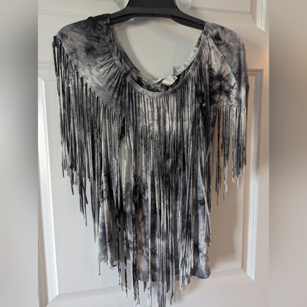 Boston Proper Fringe Top